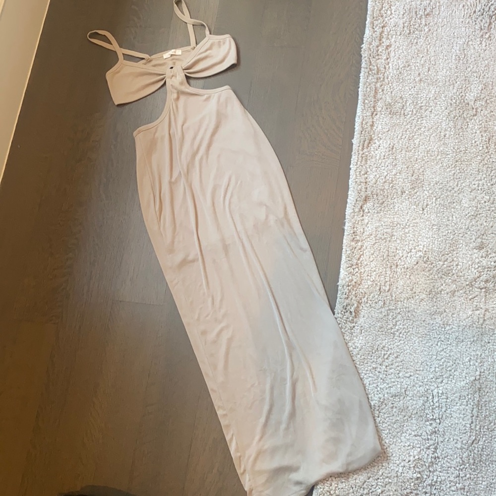 Knit Cutout Maxi dress